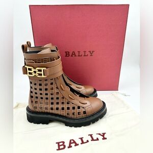 BALLY Glaris Laser Cut Boots